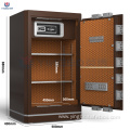 solid steel material safes hotel use safe box